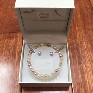 Bracelet and earring combo